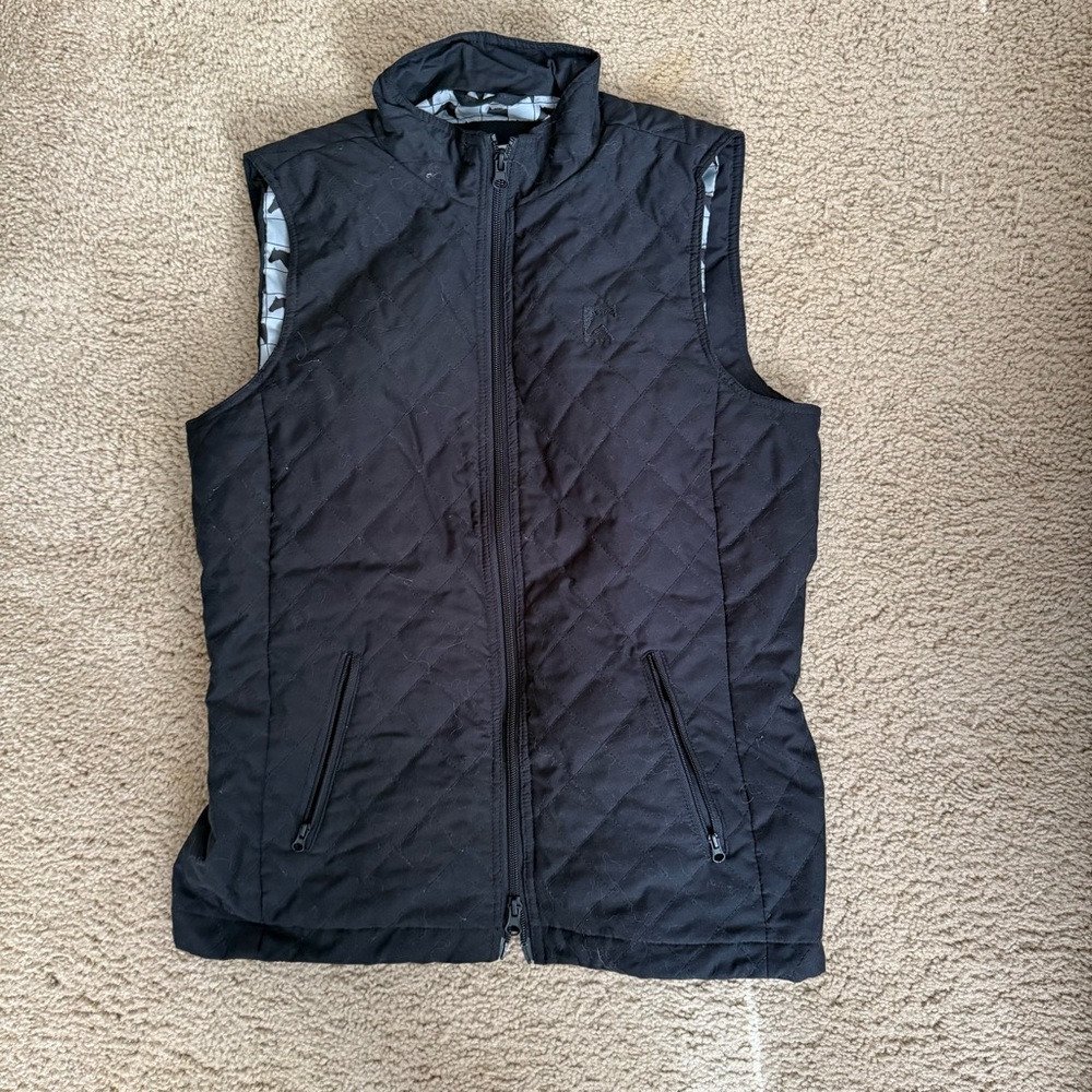 Riding Sport Dover Saddlery Black Quilted Annie Vest Medium